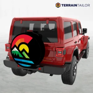 Colorado Mountain Sunset Spare Tire Cover