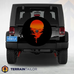 Melting Sun Spare Tire Cover