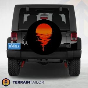 Melting Sun Spare Tire Cover