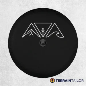 Mountain, Forest & Sea Spare Tire Cover