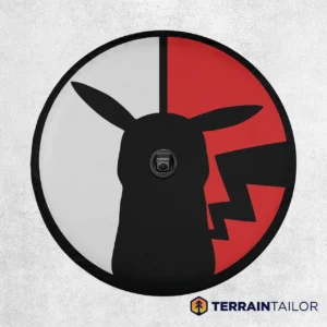 Pikachu Silhouette Spare Tire Cover