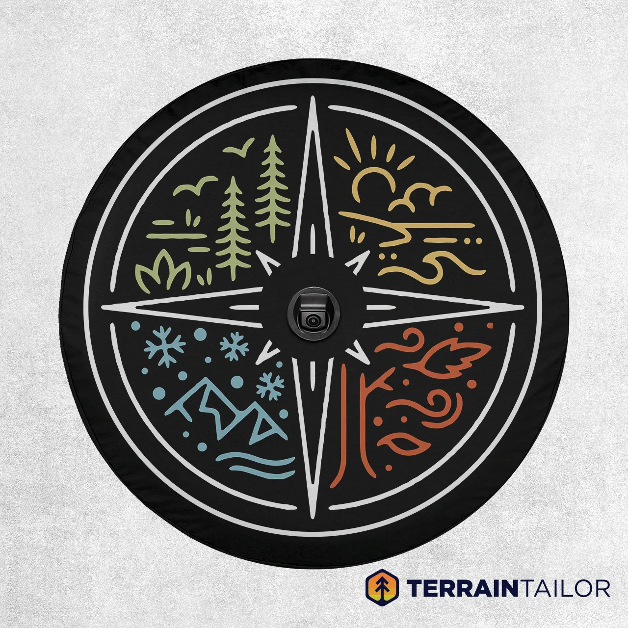 Four Seasons Compass Spare Tire Cover